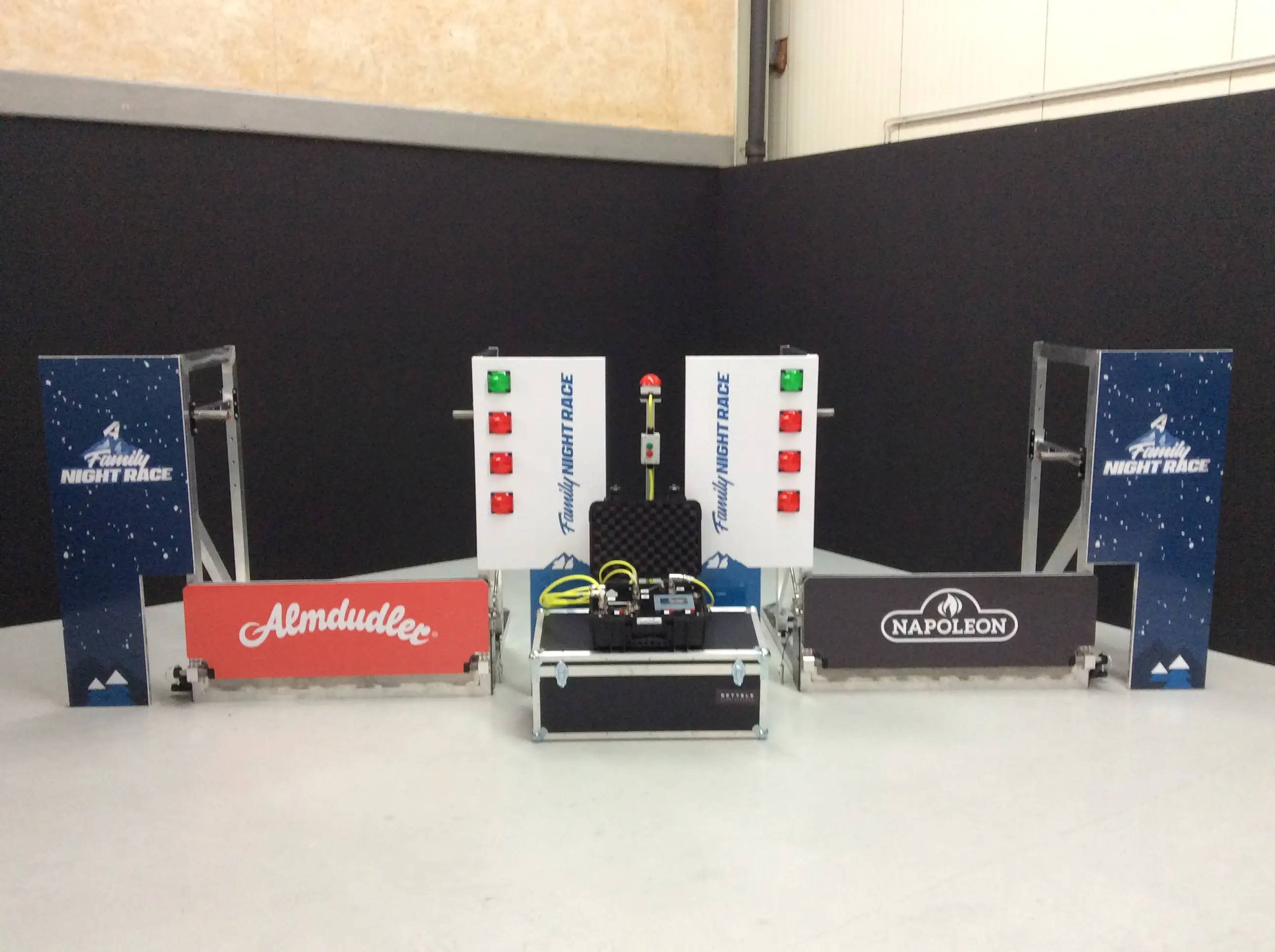 Event Truck im Einsatz bei alpinem Skirennen